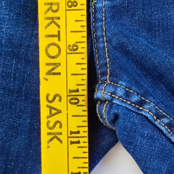 Harley -Davidson jeans women's size 29 denim blue mid rise slim boyfriend - Picture 15 of 16